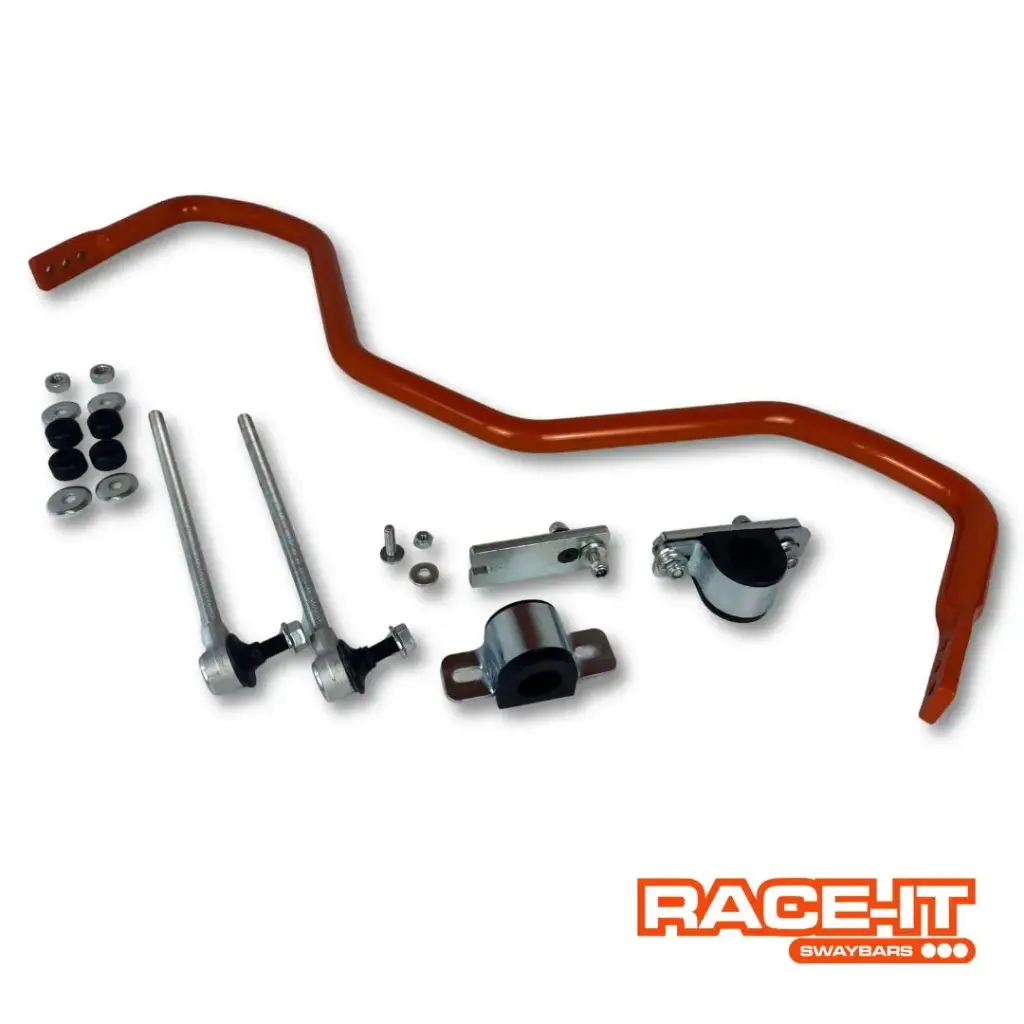 [GT-BR156-30F.BK] Drag Bar Holden 1 Tonner HQ HJ HX HZ- Rear Upgrade (Fixed, Black)