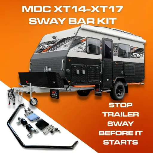 [GT-BR221-35A.BK] Caravan Sway Bars MDC XT14 XT15 XT16 XT17
